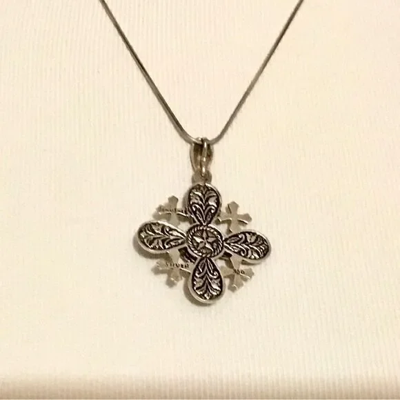 Sterling Silver Signed 900 Jerusalem HEAVY - Picture 3 of 6